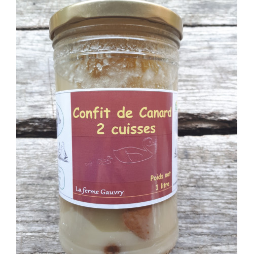 Confit de canard 2 cuisses 1L (2 personnes)