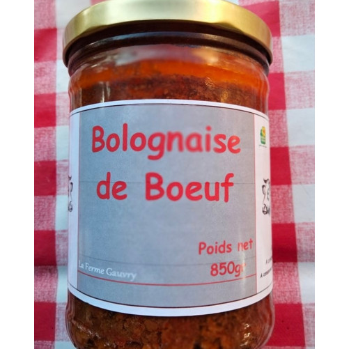 Bolognaise de bœuf 850g