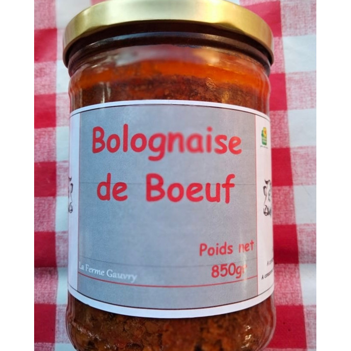 Bolognaise de bœuf 850g