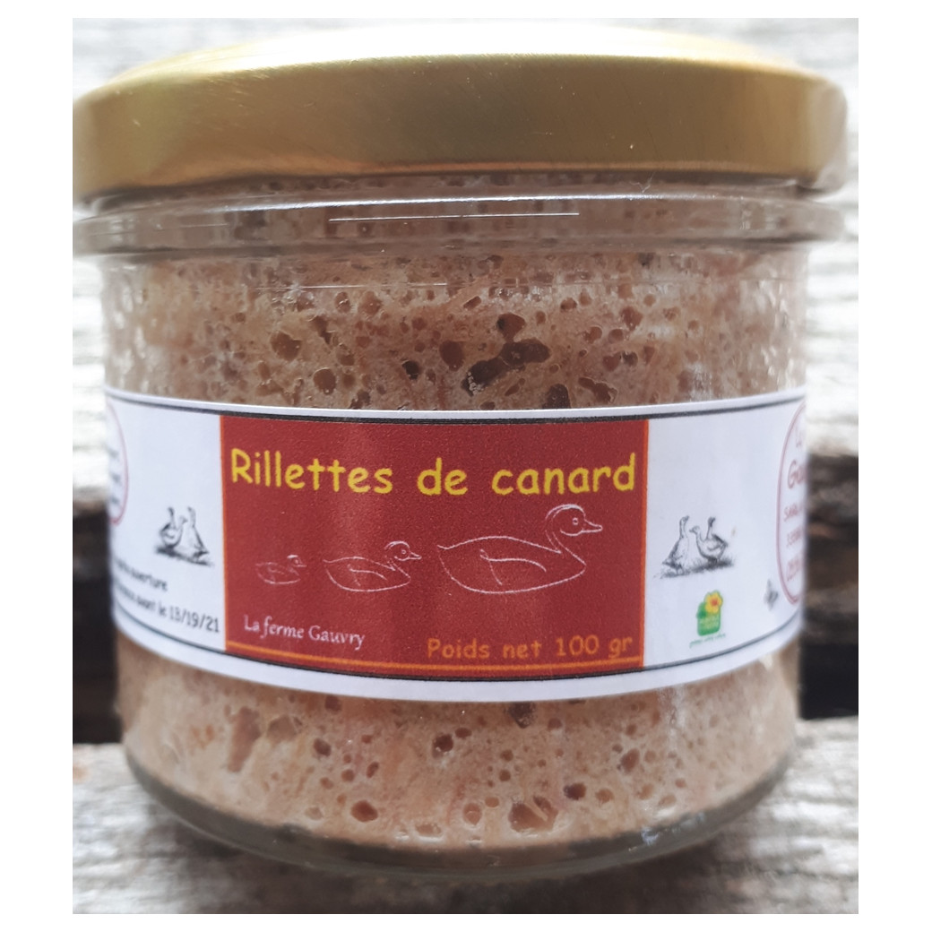 Rillettes de Canard Ferme Gauvry 100g - 200g - 350g