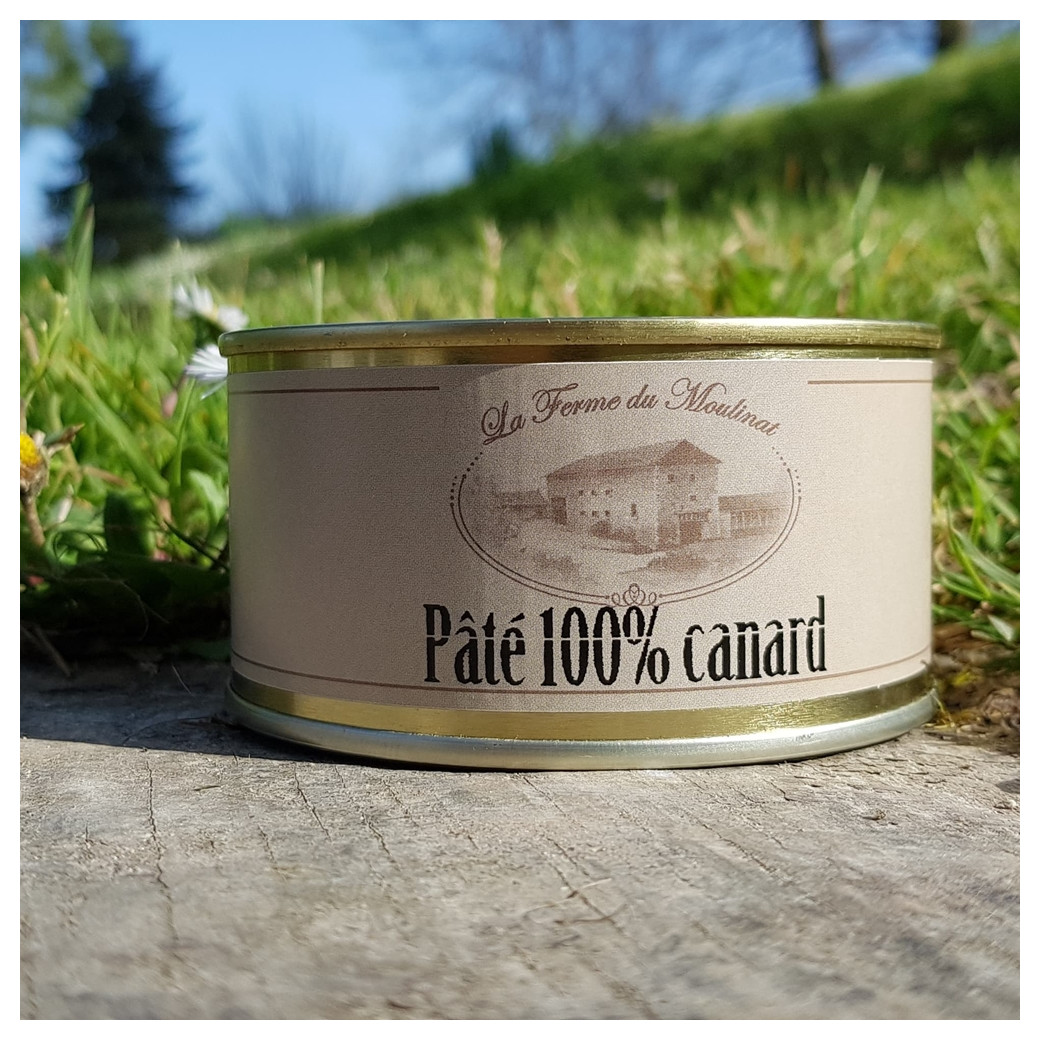 Pâté 100% canard - 185g (2 à 3 personnes)