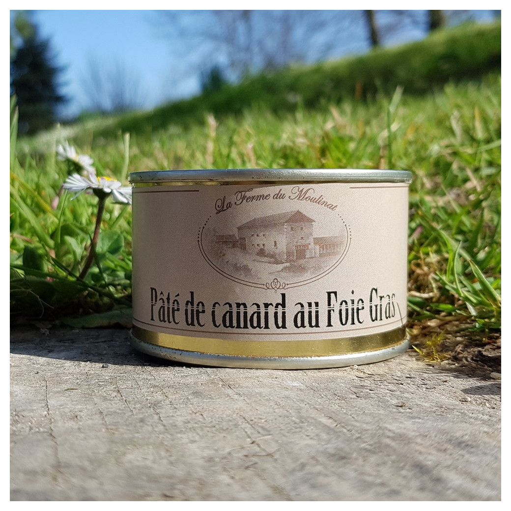 Pâté de canard au foie gras 125g et 185g