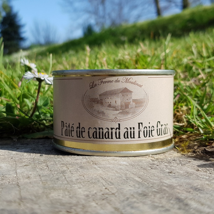 Pâté de canard au foie gras 125g et 185g