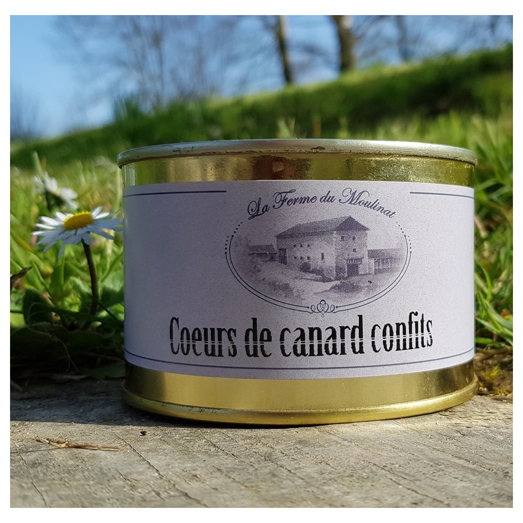 Cœurs de canard confit 150g (2 personnes)