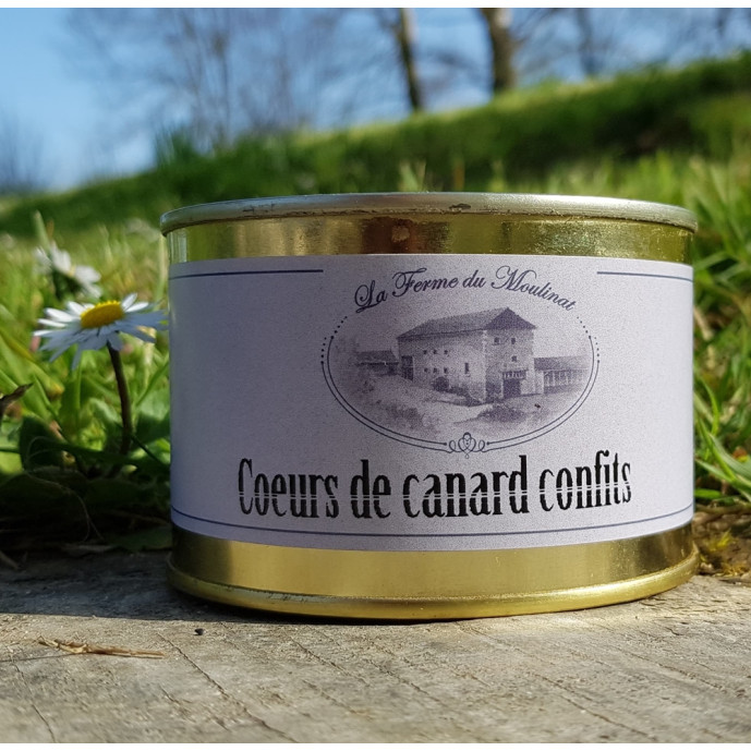 Cœurs de canard confit 150g (2 personnes)