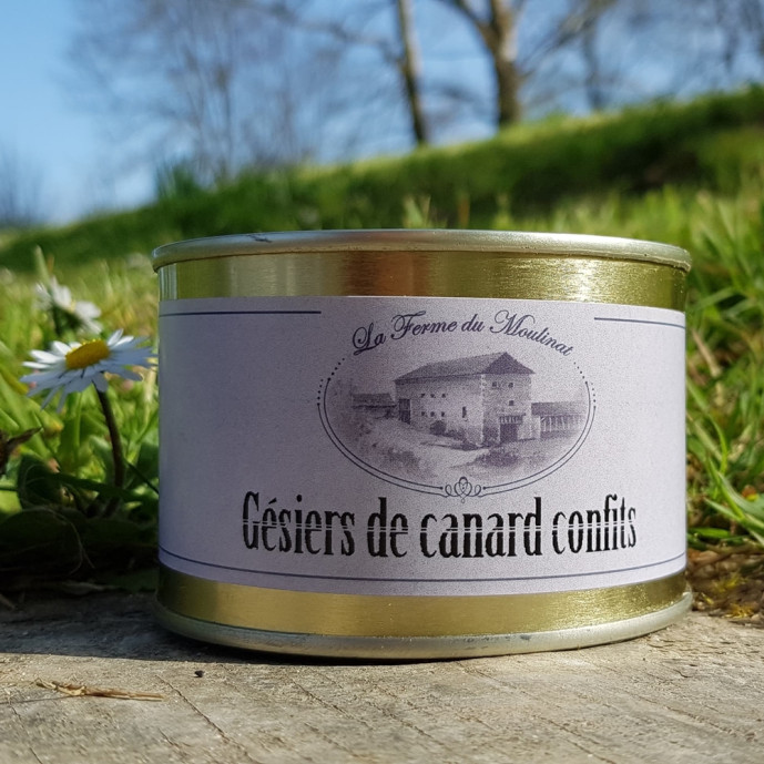 Gésiers de canard confit 150g