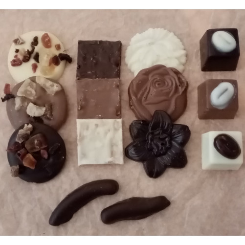 Ballotin - Chocolats assortis (noir, lait)