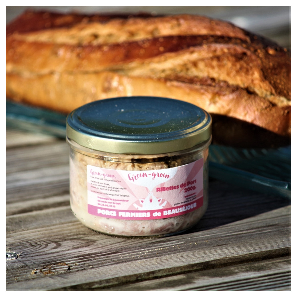 Rillettes de porc fermier 100g - 200g