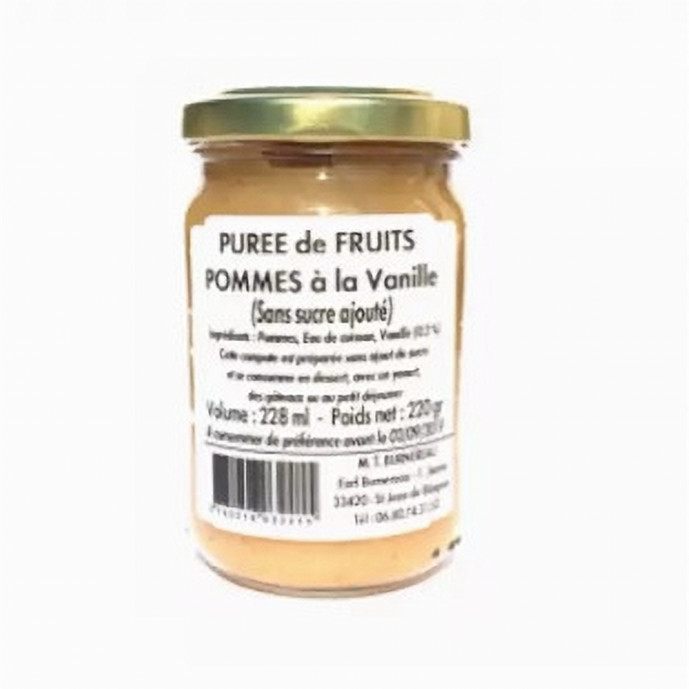 Purée de fruit - Poire/Vanille - Pot de 220g et 430g