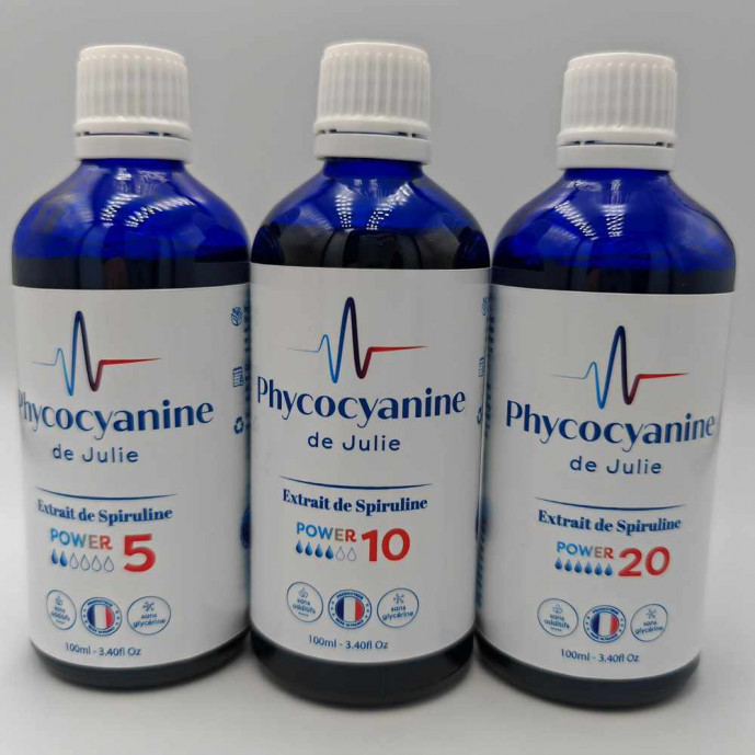 Phycocyanine POWER 20 - Flacons 100 et 200ml