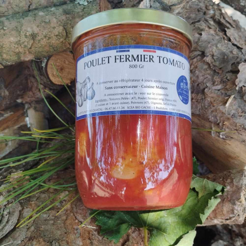 TOMATO Poulet Fermier - pot de 800g (3 à 4 personnes)