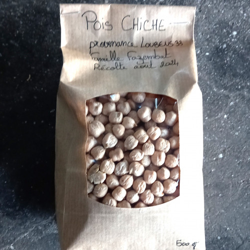 Pois chiche secs - 500g (3 à 4 personnes)