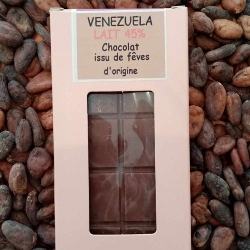 Plaque Chocolat au Lait origine Venezuela - 100g