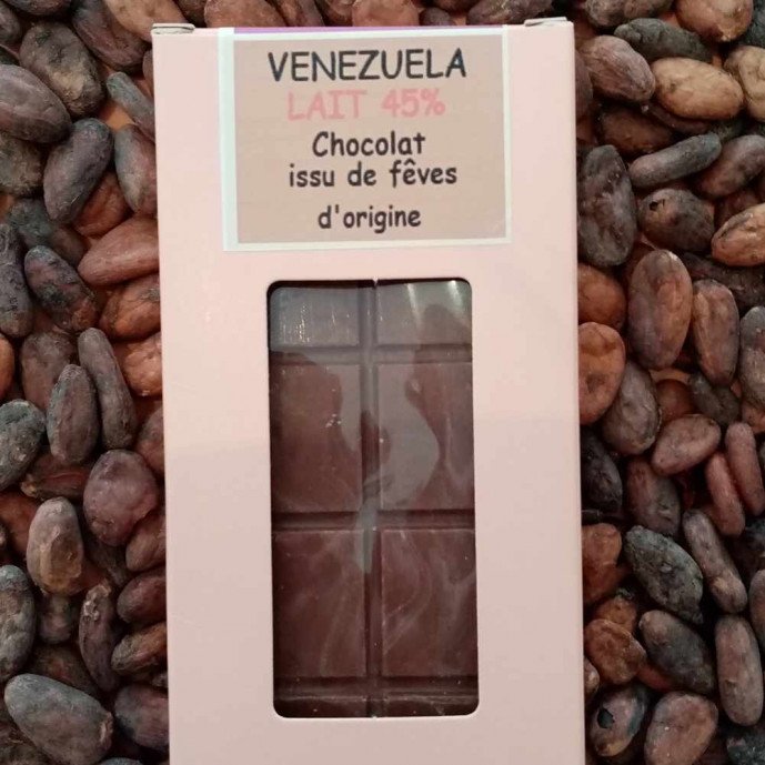 Plaque Chocolat au Lait origine Venezuela - 100g