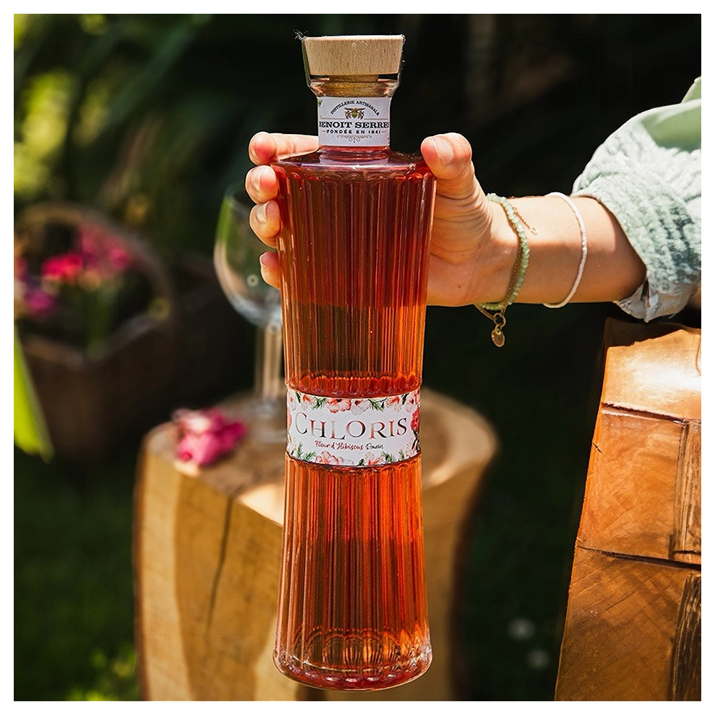 Liqueur Chloris Fleur d’Hibiscus Romarin 70cl