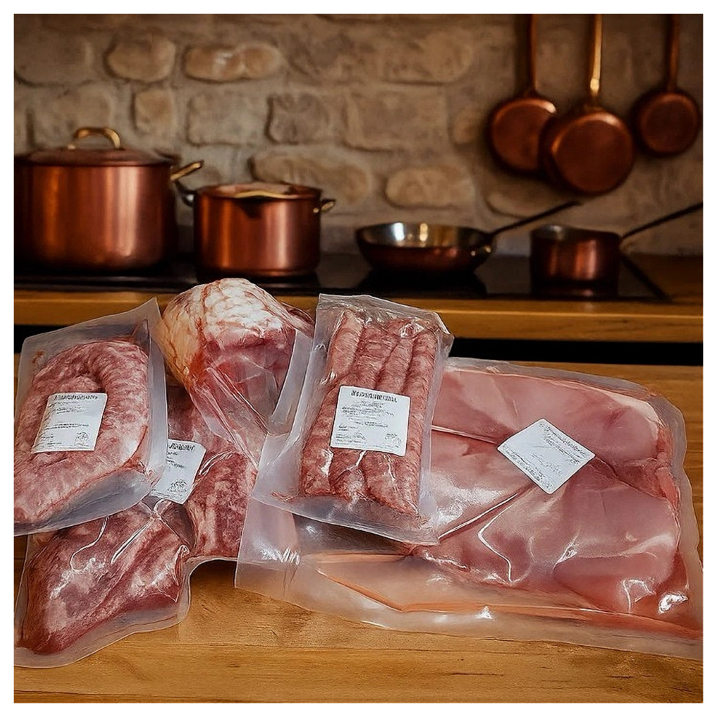 Caissette de Porc Fermier (5,5Kg)  (sur réservation) Livraison le 26 juillet 2025