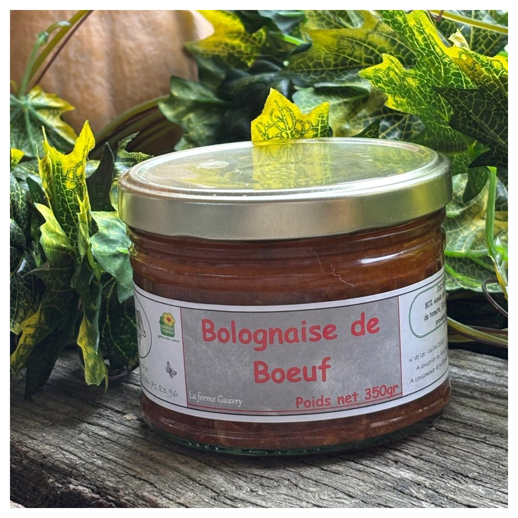 Bolognaise de bœuf 350g