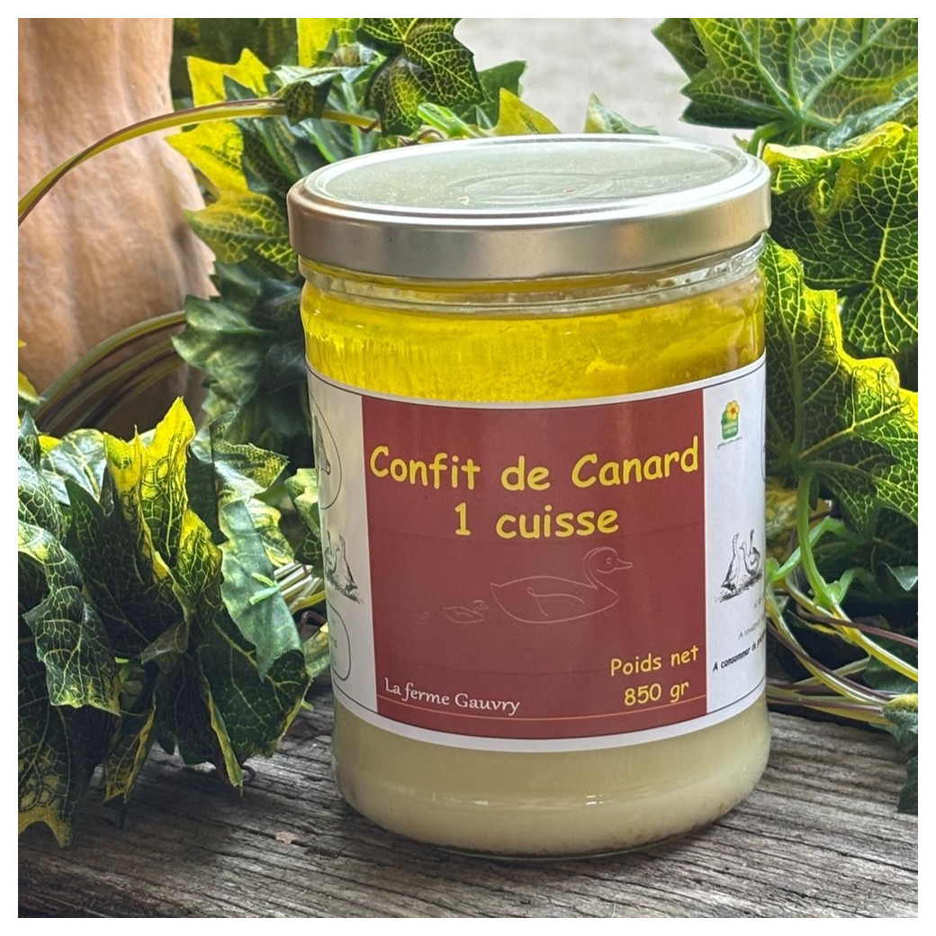 Confit de canard 1 cuisse 850g (2 personnes)