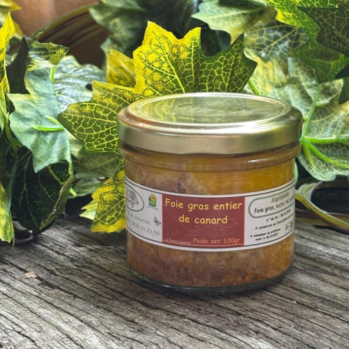 Foie gras de canard 100g (2...