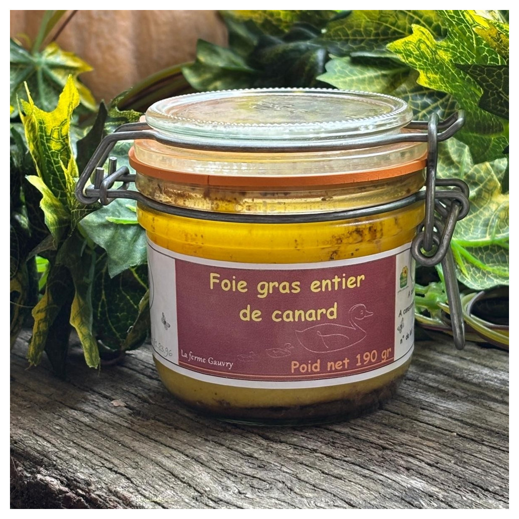 Foie gras de canard 190g (3 à 4 personnes)