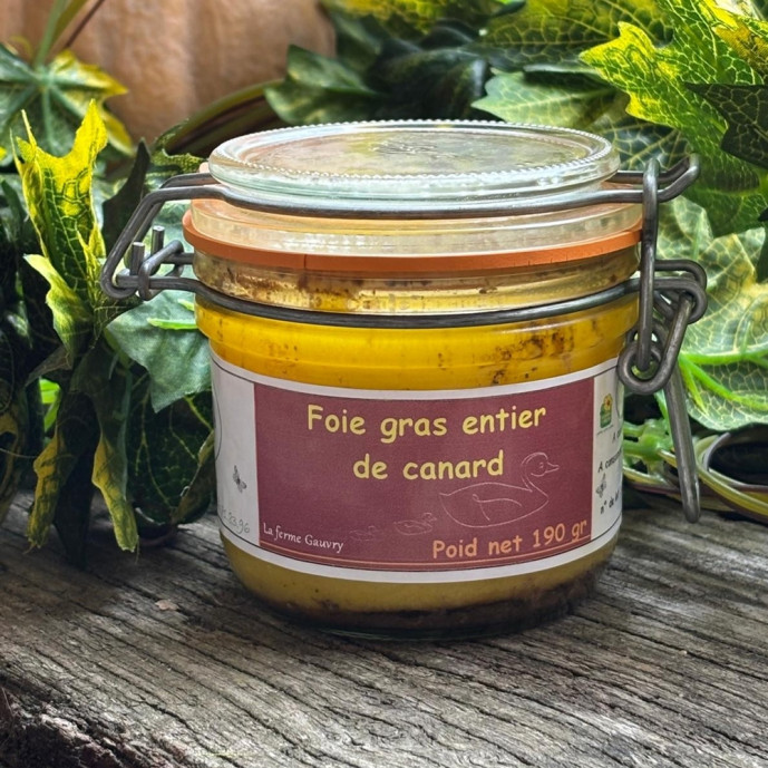 Foie gras de canard 190g (3 à 4 personnes)