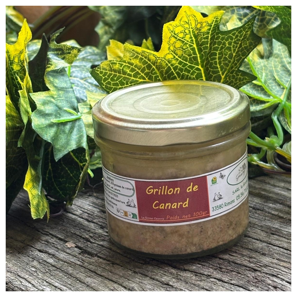 Grillons de canard 100g (2 personnes)
