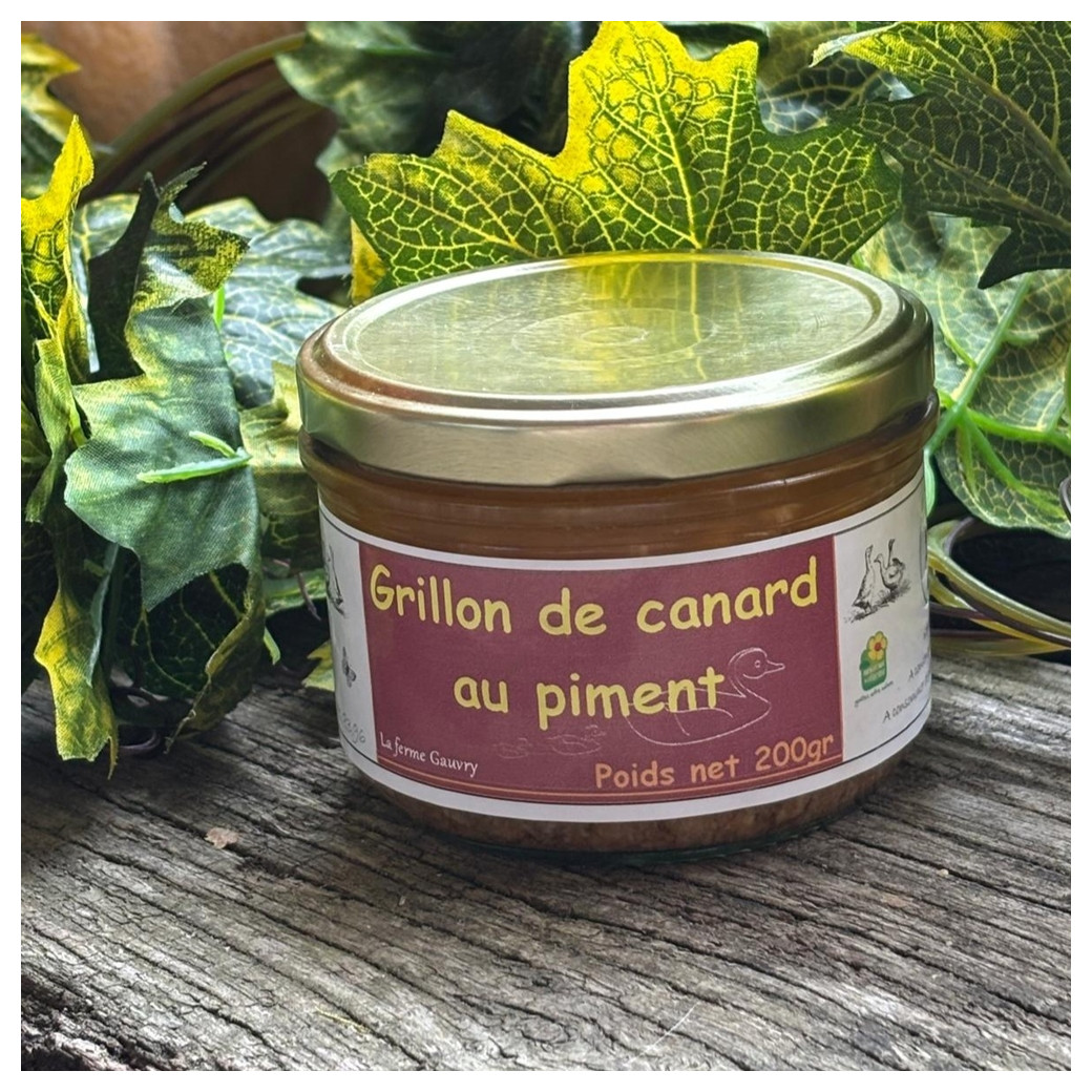 Grillons de canard piment 200g (3 à 4 personnes)