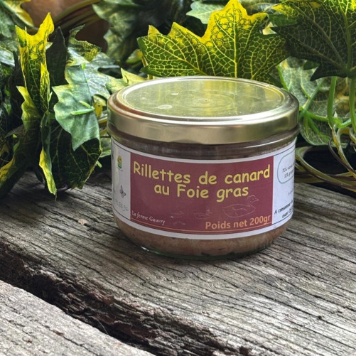 Rillettes de canard au foie...