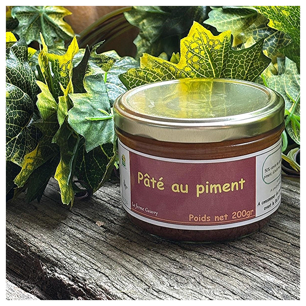Pâté de canard au Piment 200g (3 à 4 personnes)