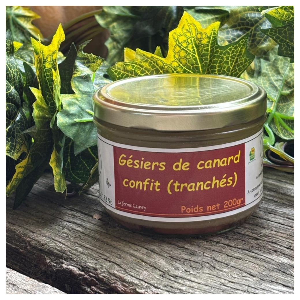 🆕Gésiers de canard confits tranchés 200g