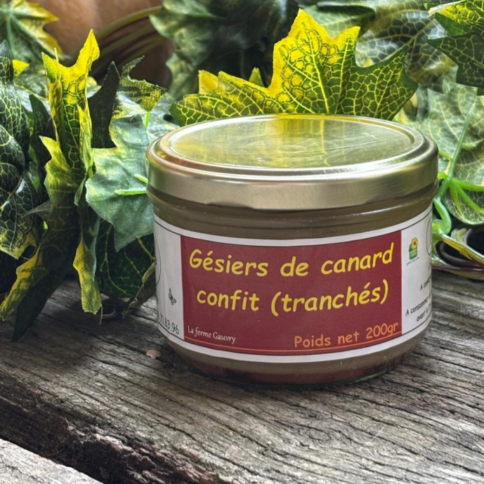 🆕Gésiers de canard confits tranchés 200g