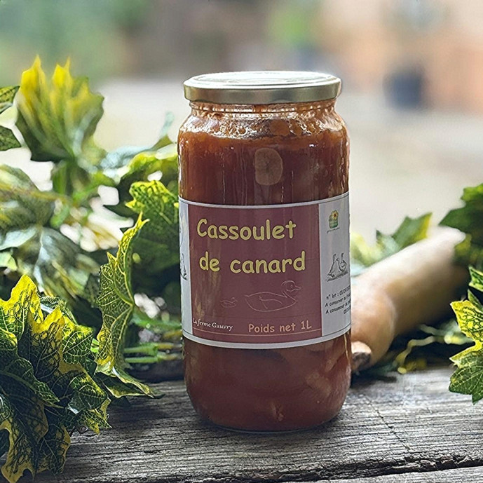 Cassoulet de canard - 1L (2 personnes)