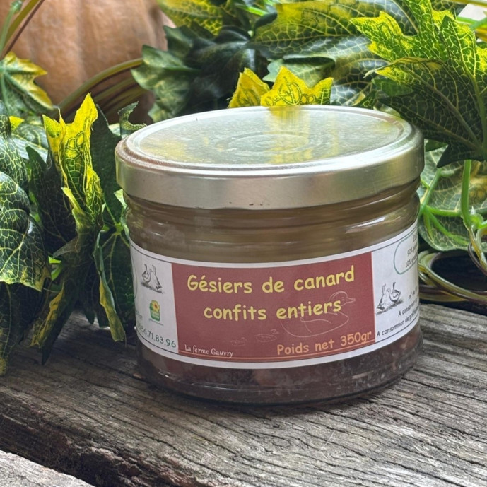 🆕Gésiers de canard confits entiers 350g