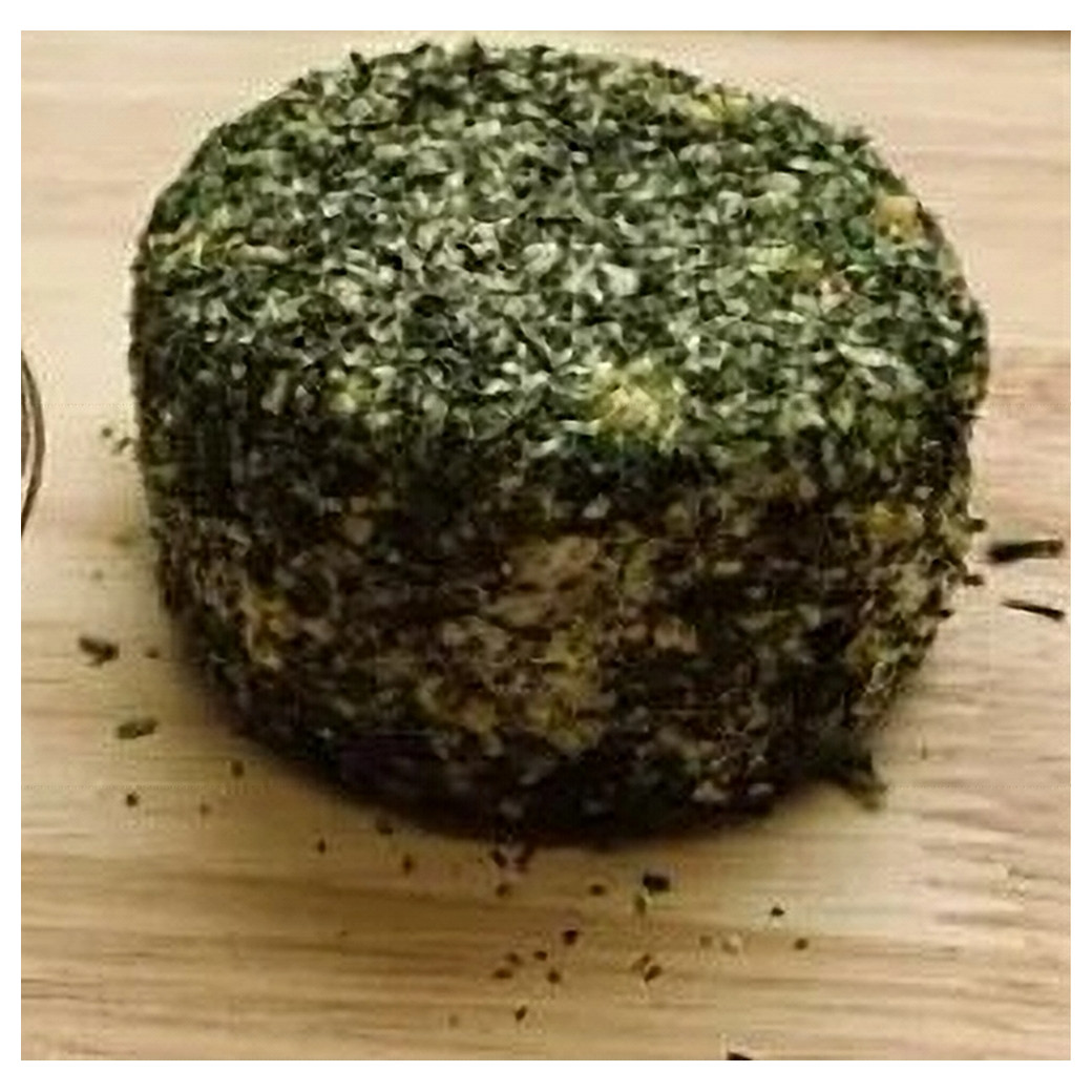 Rond frais au lait cru, aromatisé ail et fines herbes (Env. 100g)