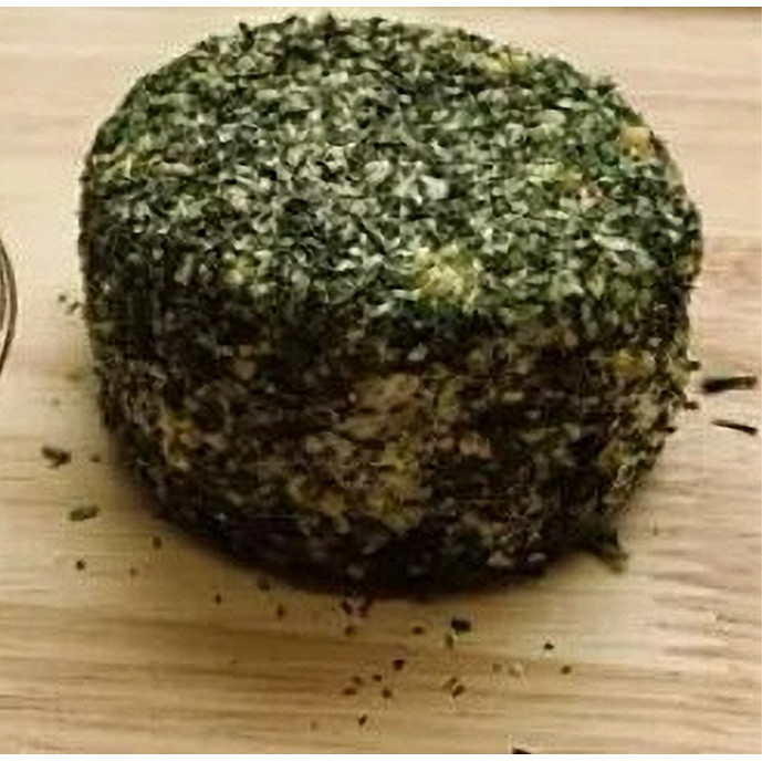Rond frais au lait cru, aromatisé ail et fines herbes (Env. 100g)
