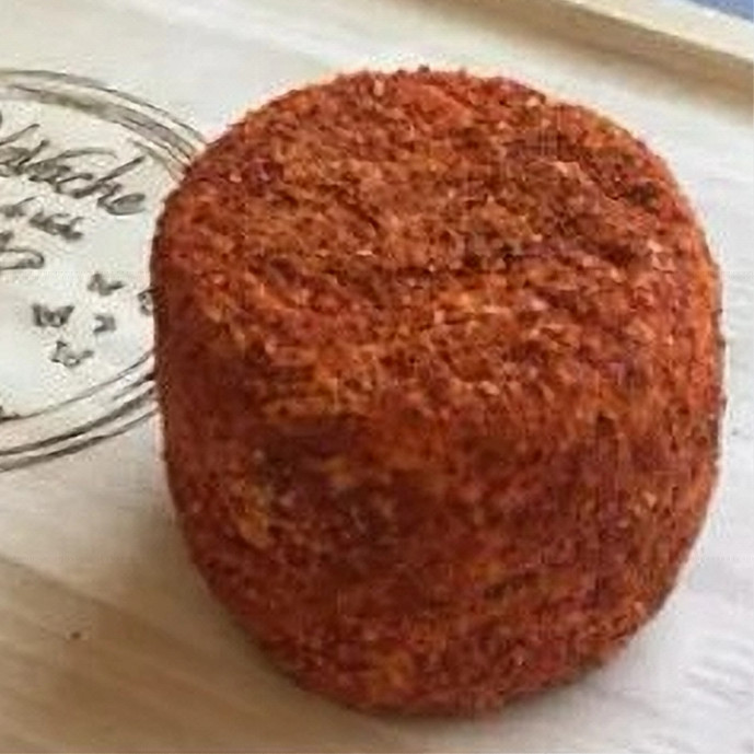 Rond frais au lait cru, aromatisé au piment d'Espelette (Env. 100g)