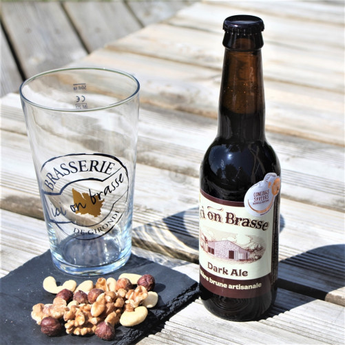 Bière brune artisanale -...