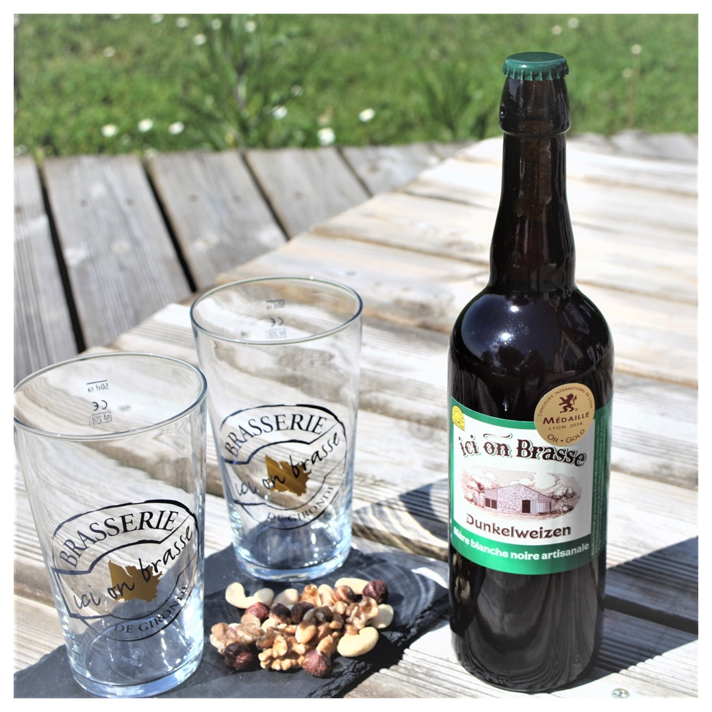 Bière blanche noire - (33cl et 75cl)