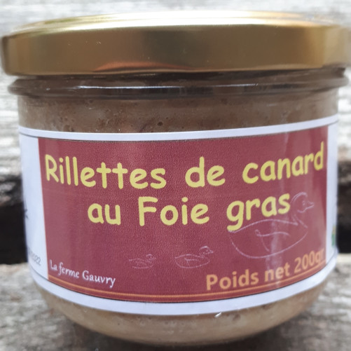 Rillettes de canard au foie...