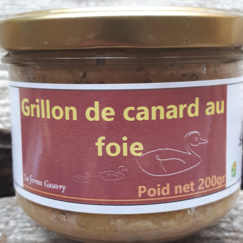 Grillons de canard au foie...