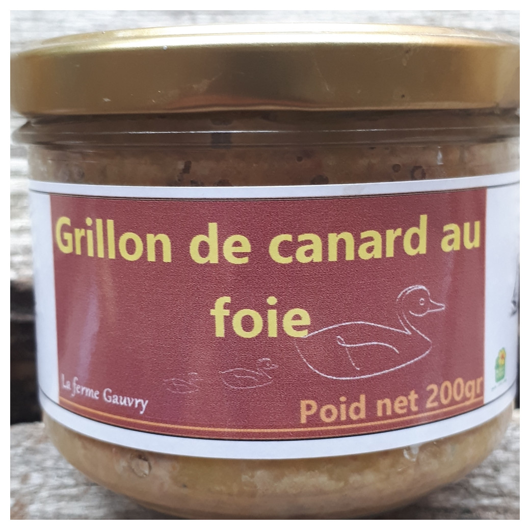 Grillons de canard au foie 200g (3 à 4 personnes)