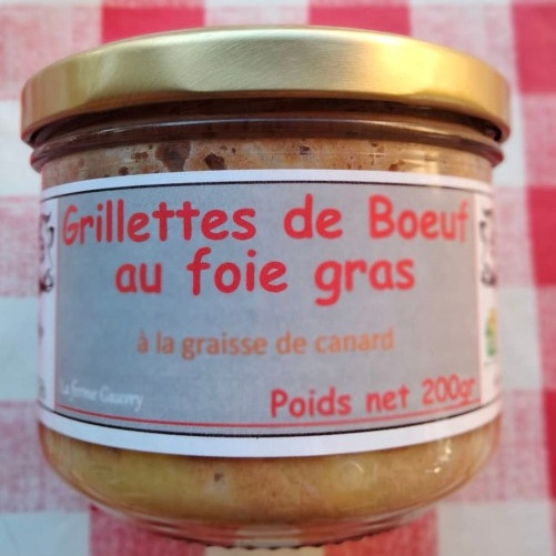 Grillettes de bœuf foie...