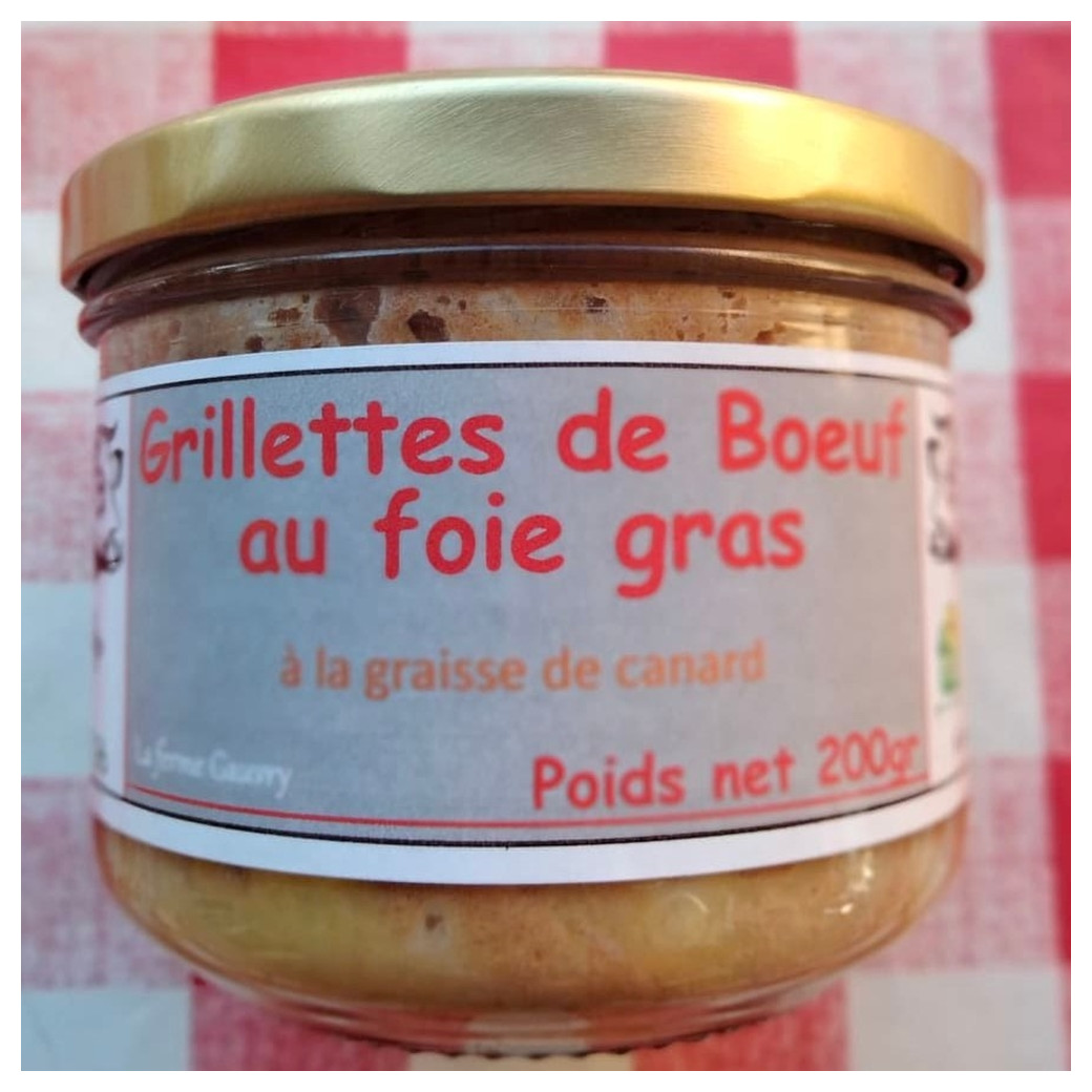 Grillettes de bœuf foie gras 200g (3 à 4 personnes)