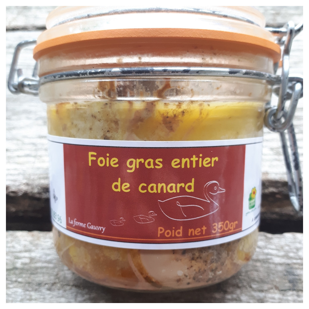 Foie gras de canard 350g (5 à 6 personnes)